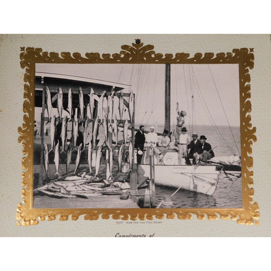 F. H. Martin 1905 Calendar "Meats Of All Kinds" Real Photo Williamstown Vermont