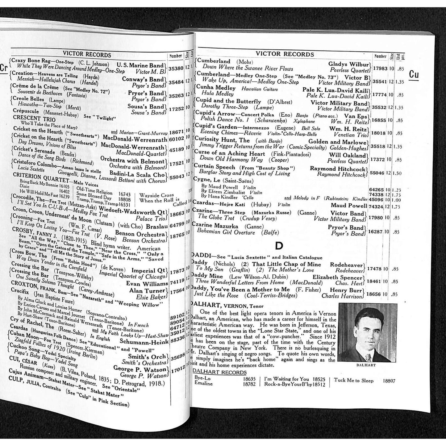 1922 Catalogue of Victor Records Talking Machine 200+pp w/ Red Seal Section