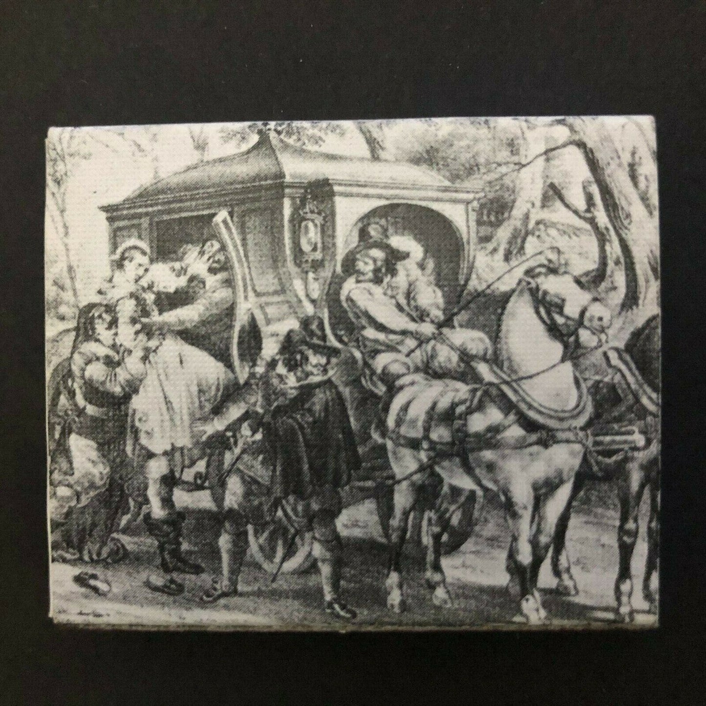 c1970's-80's Wooden Matchbox Matchbook - Il Villano Ristorante Westport, CT