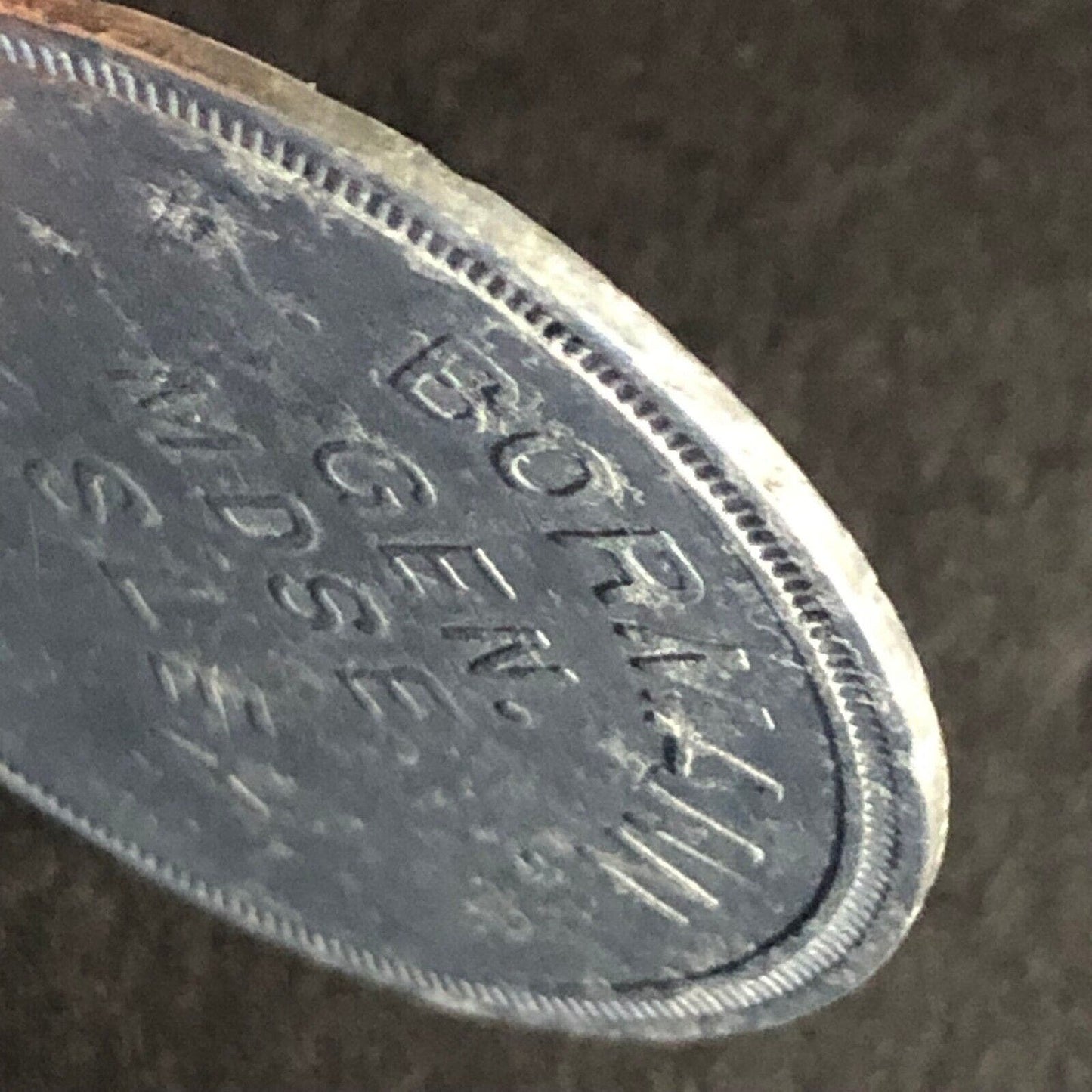 A. Bormann Wesley, Tex Gen. Mdse. G/F $1 In Trade Aluminum Token 31mm Scarce