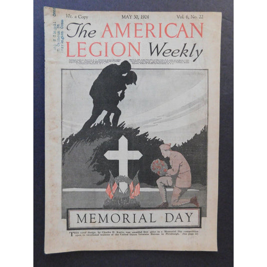 "The American Legion Weekly" May 1924 Memorial Day Edition - 24 pgs