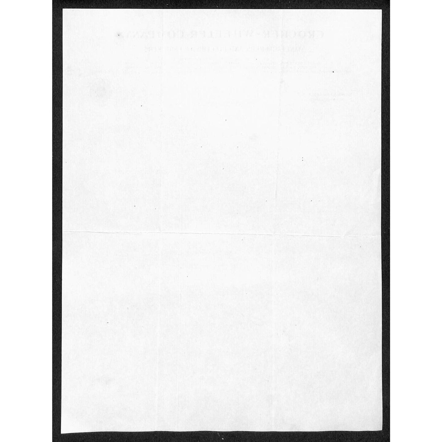Denver, CO Cocker-Wheeler Co. Electrical Engineers 1905 Letterhead