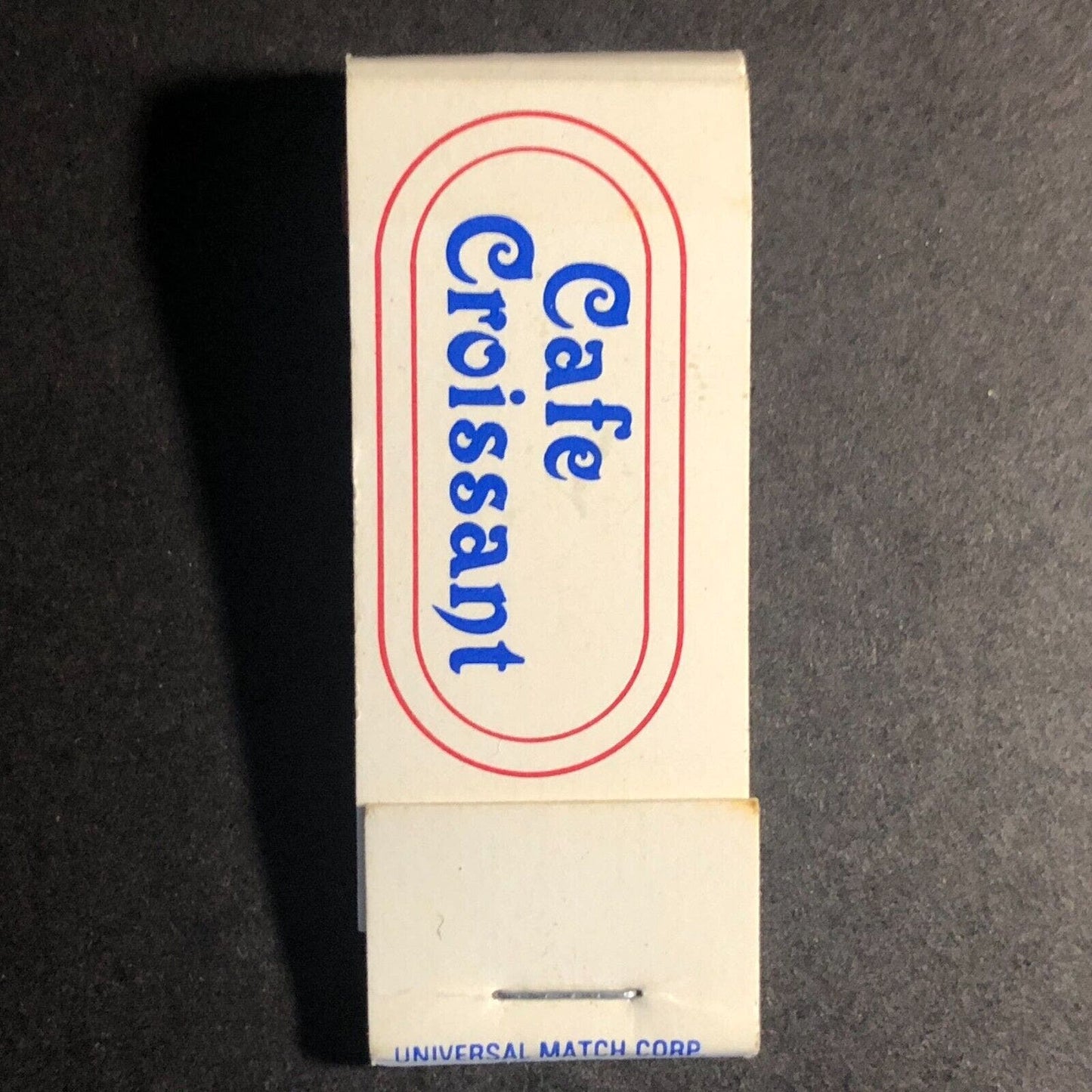 Cafe Croissant Bakery Chicago Full Matchbook c1970's-80's VGC