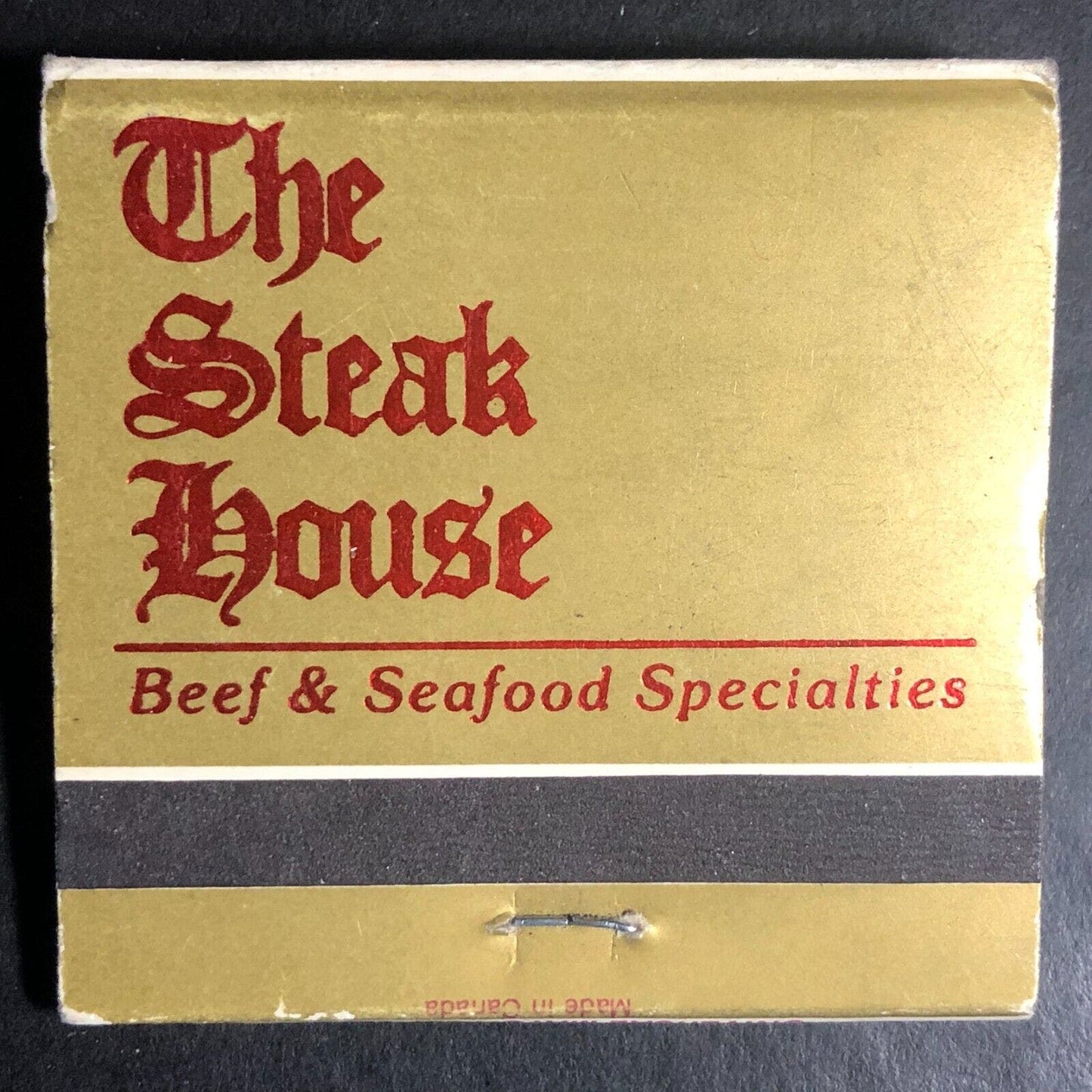Bally's Reno Nevada "The Steak House" Full Matchbook c1985-95