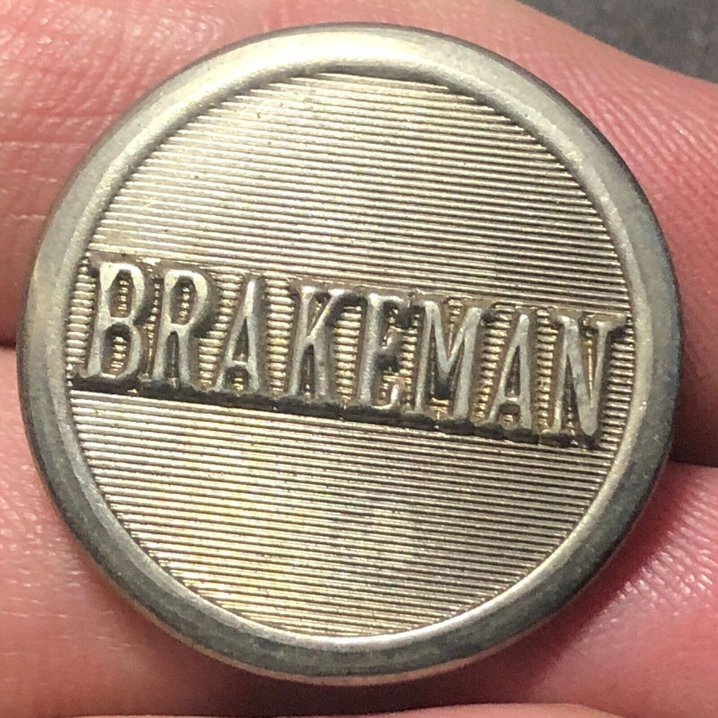 Brakeman Brass Uniform Button 3/4" Superior Quality