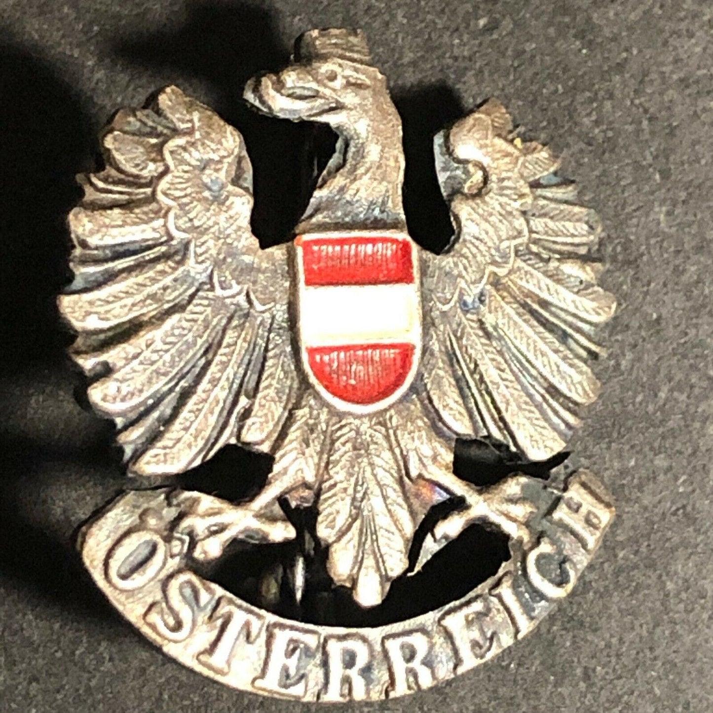 Vintage Osterreich Lapel Pin 18mm x 22mm c1960's-70's