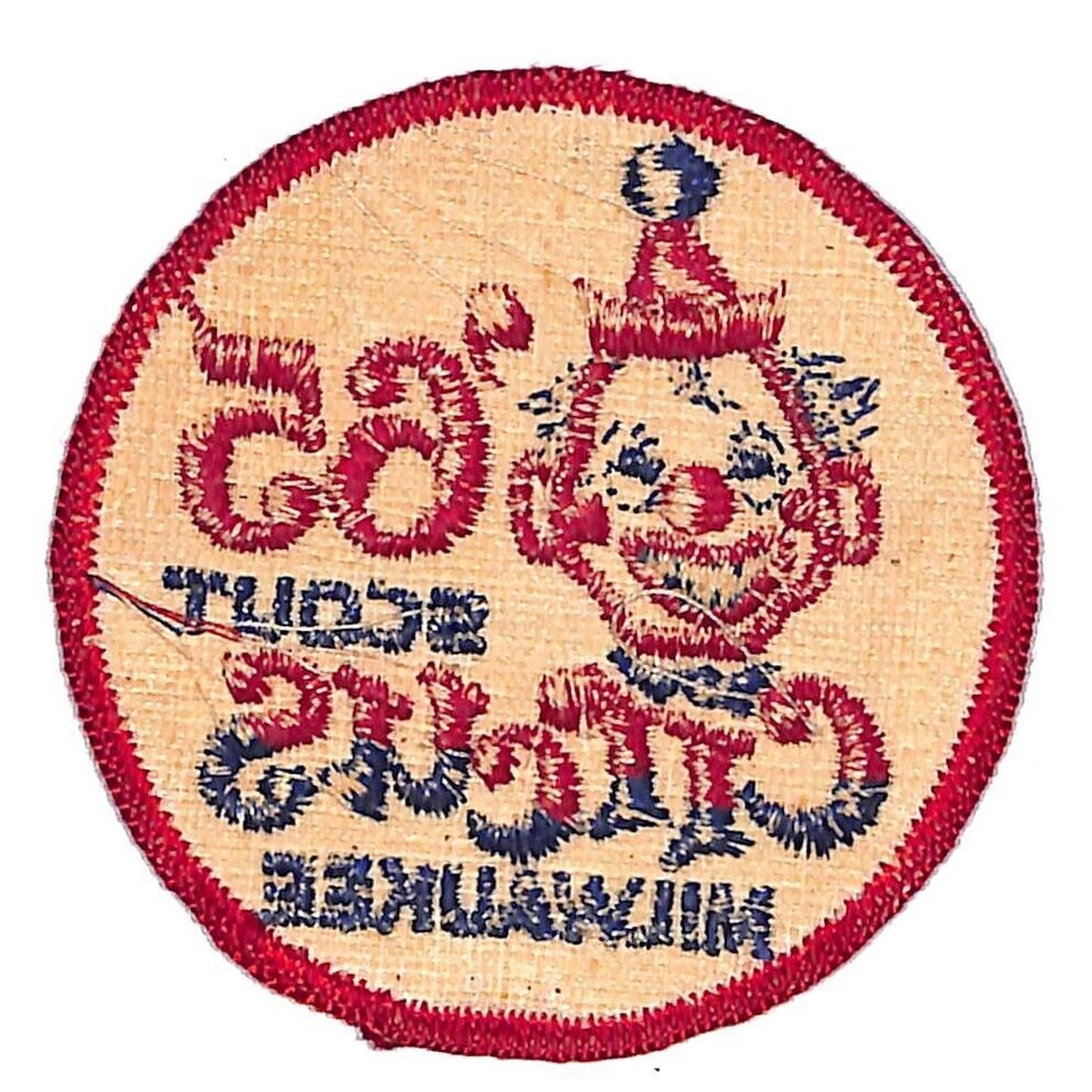 BSA Patch '65 1965 Scout Circus Milwaukee Clown - VGC Scarce