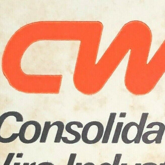 70's-80's Full Matchbook "Consolidated Wire Industries"