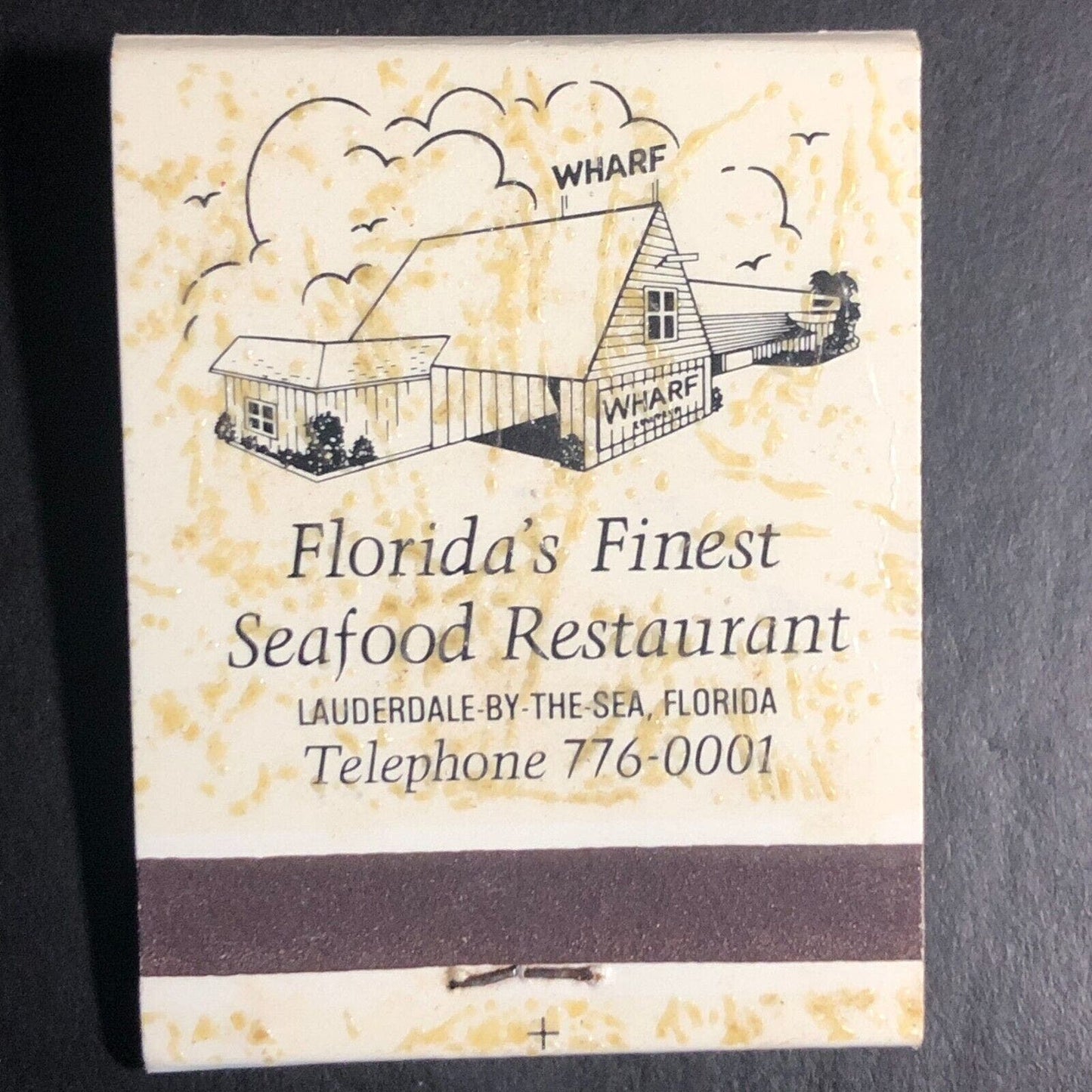 The Yardarm Restaurant Pompano Beach, FL Full Matchbook c1974-84 VGC