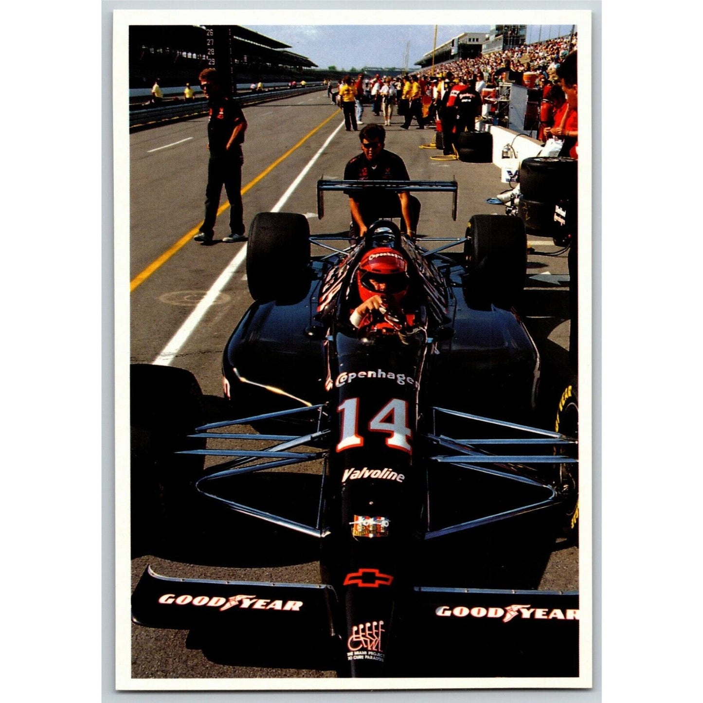 c1992 Indy 500 - A. J. Foyt Jr. - Motor Speedway NOS 4" x 5 3/4" Postcard