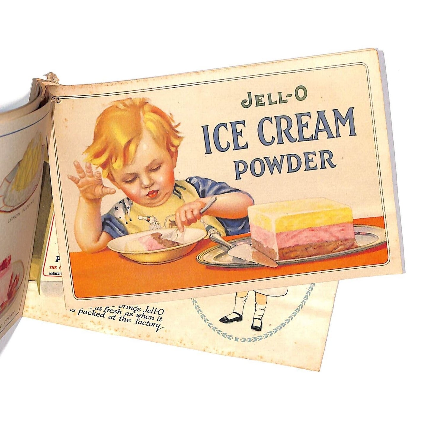 Jell-O Recipe Booklet "Polly Put the Kettle On" c1924 18pp. w/ Cats