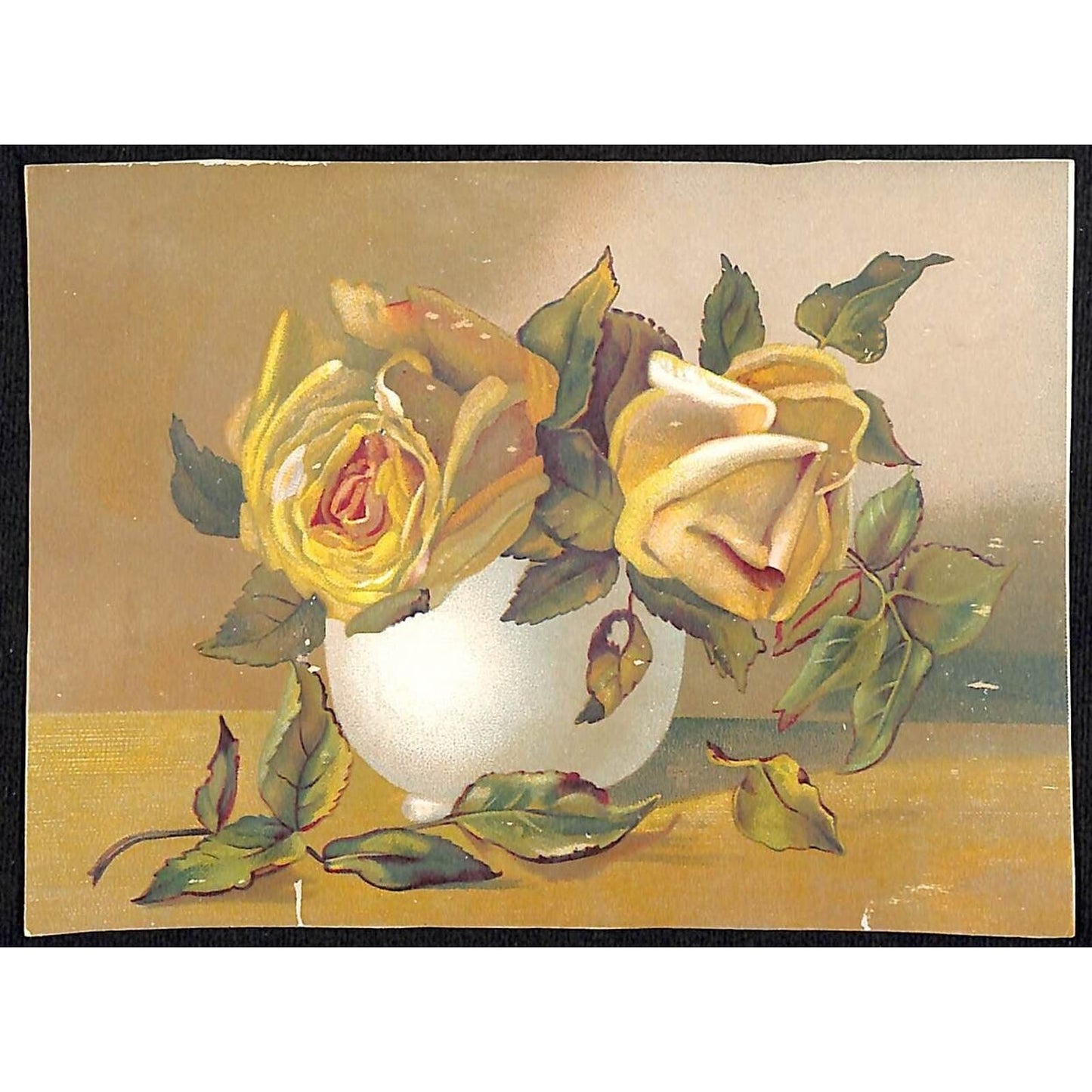 Day's Soap Day & Frick Philadelphia Victorian Trade Card Roses Embossed