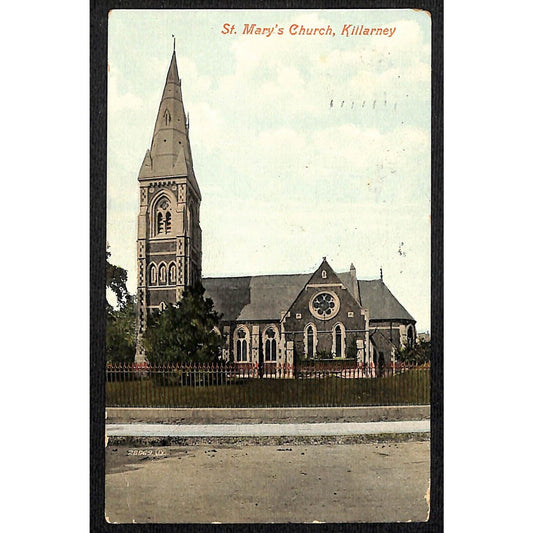 Ireland Postcard "St. Mary's Church, Killarney" PM 1909