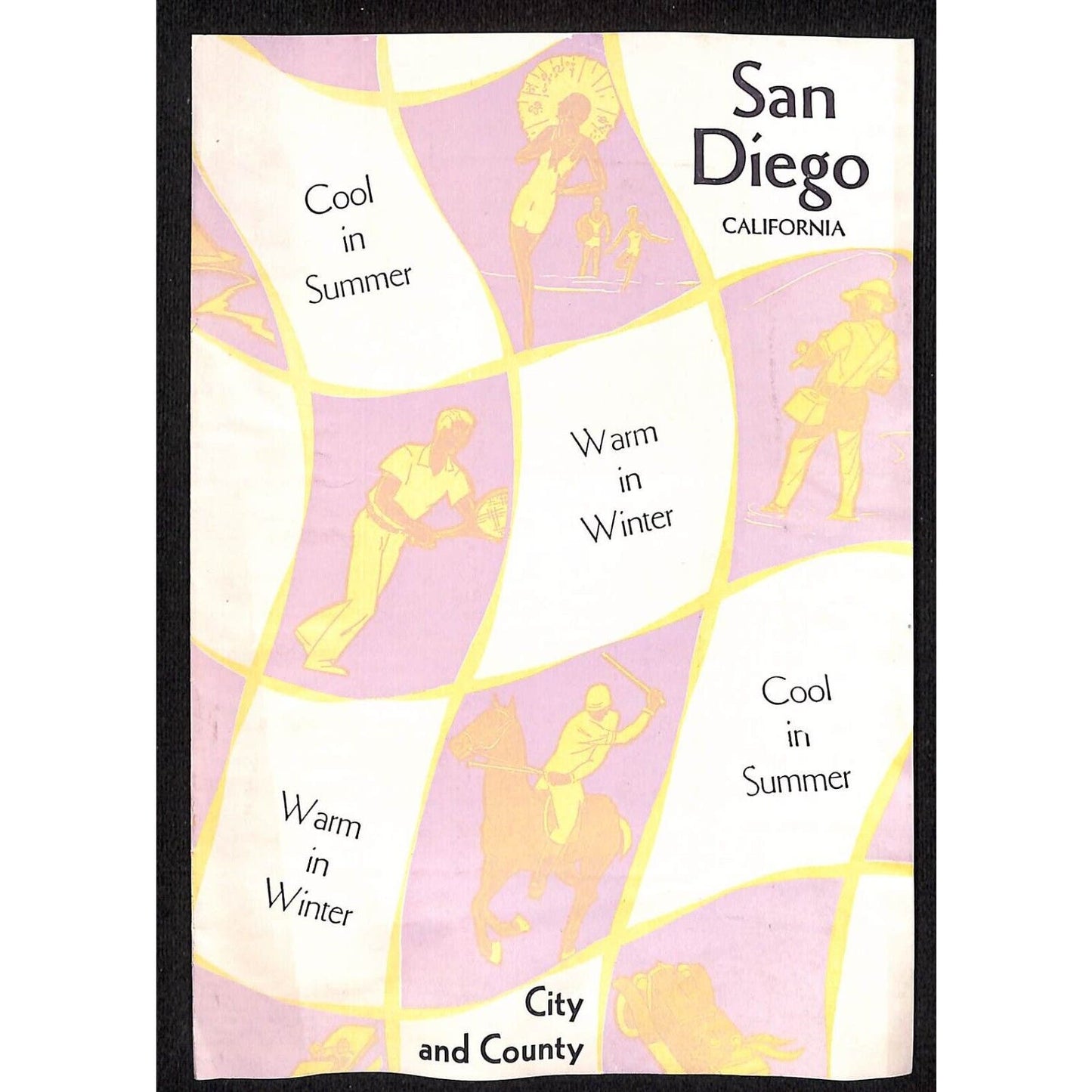 San Diego City and County Brochure c1934 / Chicago World's Fair*