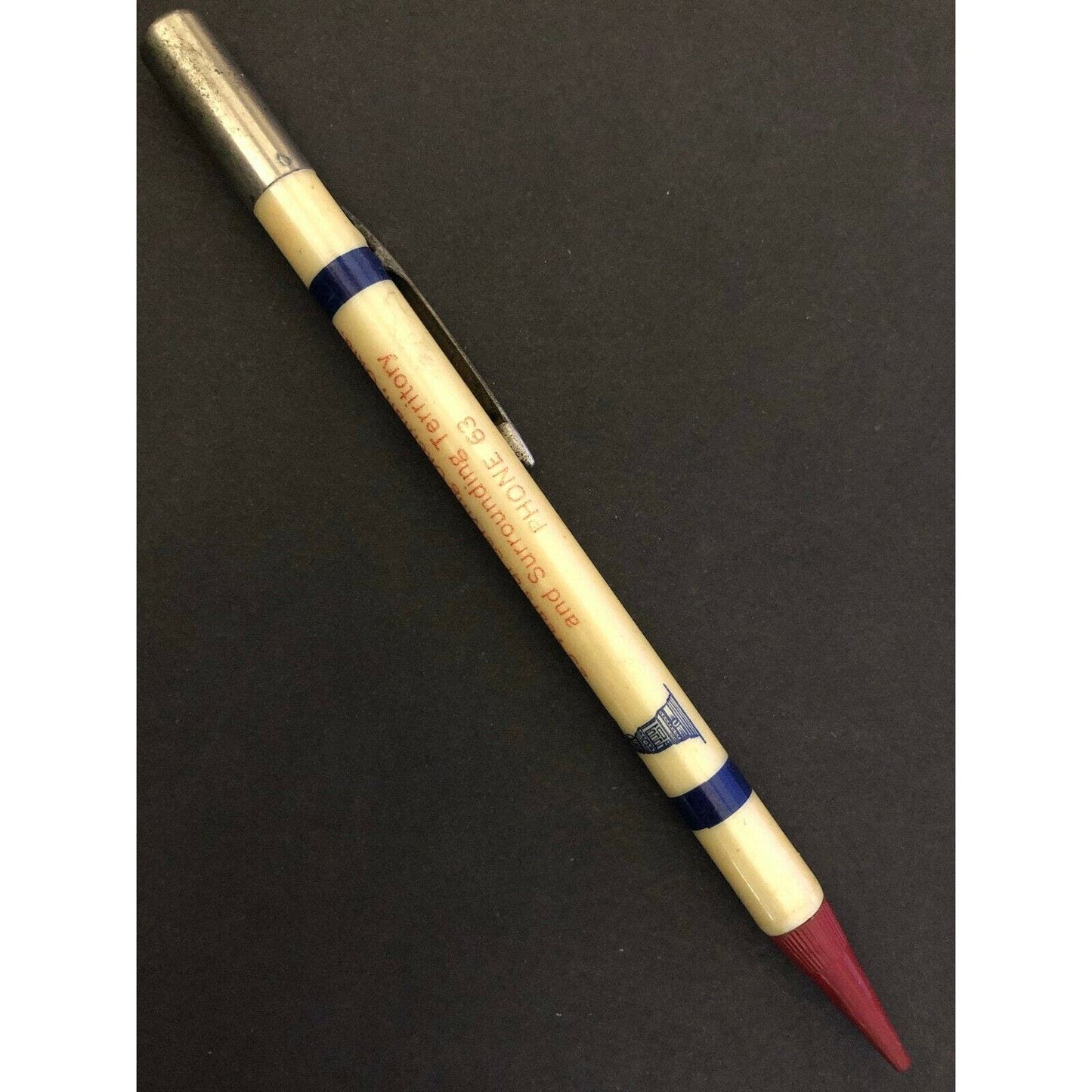 c1940's-50's Liberty Oil Okeman, OK Territories - Mechanical Advertising Pencil