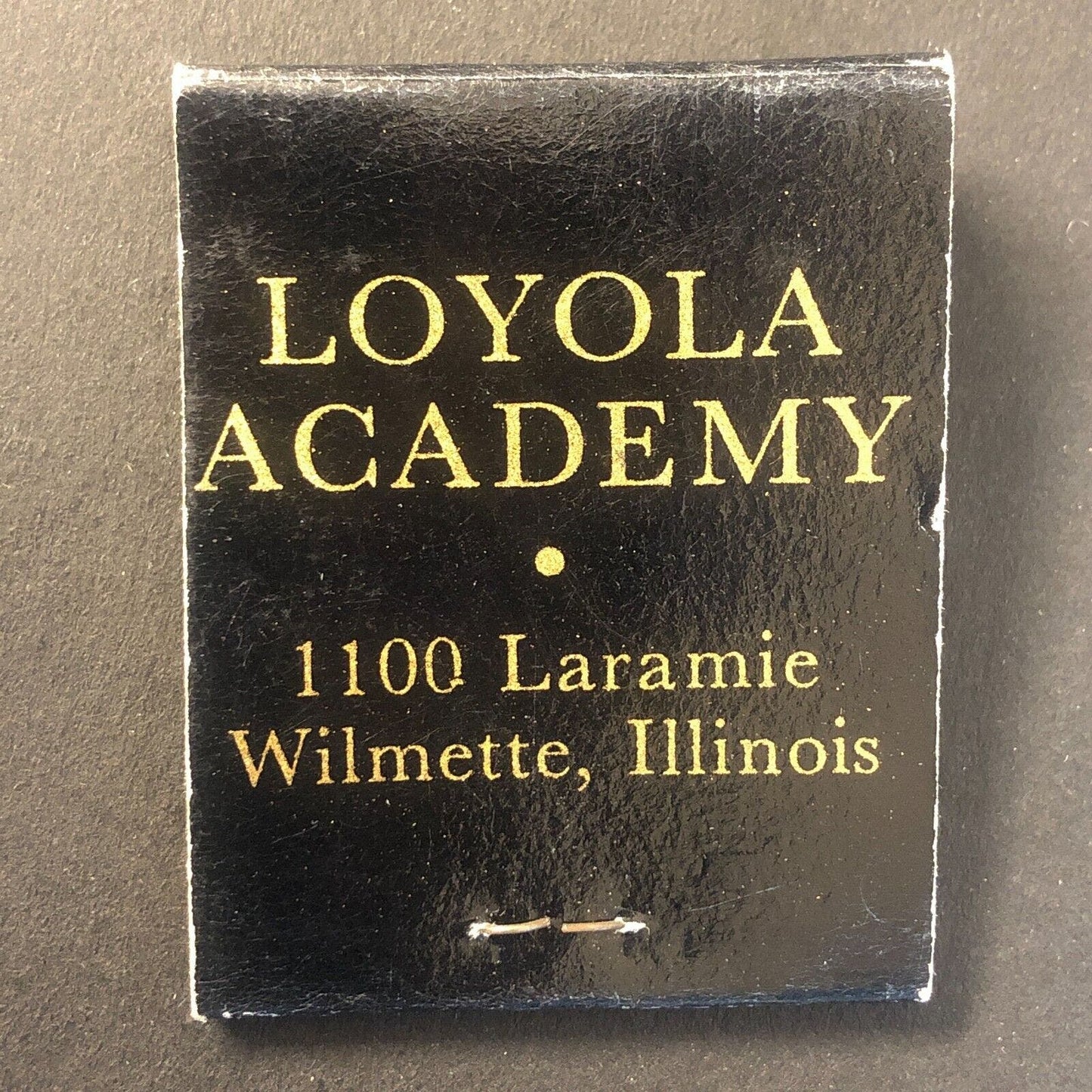 Loyola Academy Wilmette, IL Full Vintage Matchbook c1960's Scarce VGC