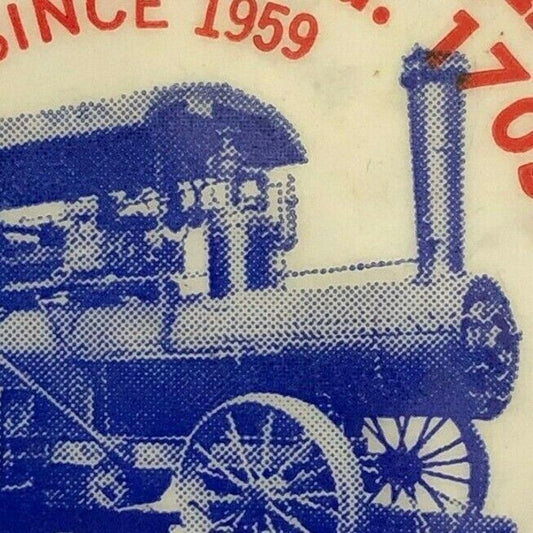 1976-77 Williams Grove Steam Engine Historical Mechanicsburg, PA Pin Back Button