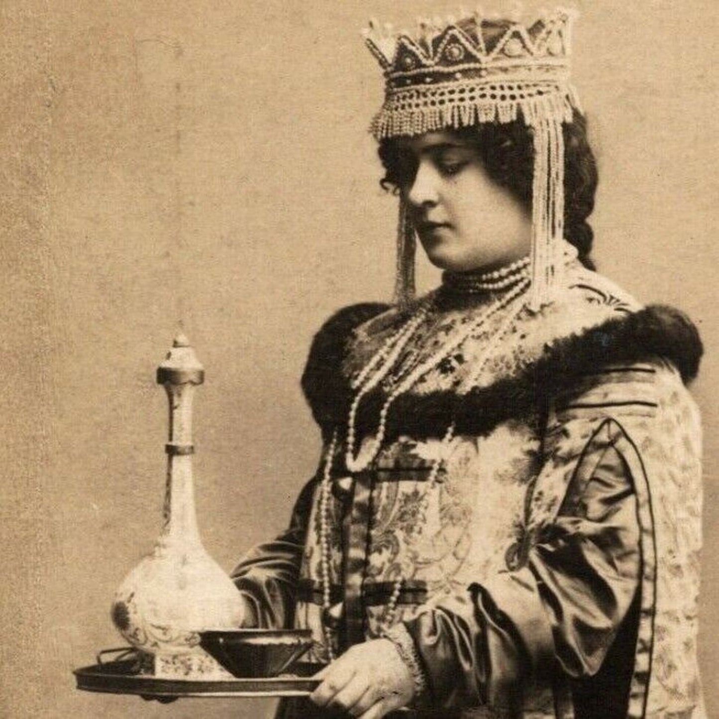c1905 Vintage Russian RPPC* Theatre / Stage / Screen Actress Postcard (4378)