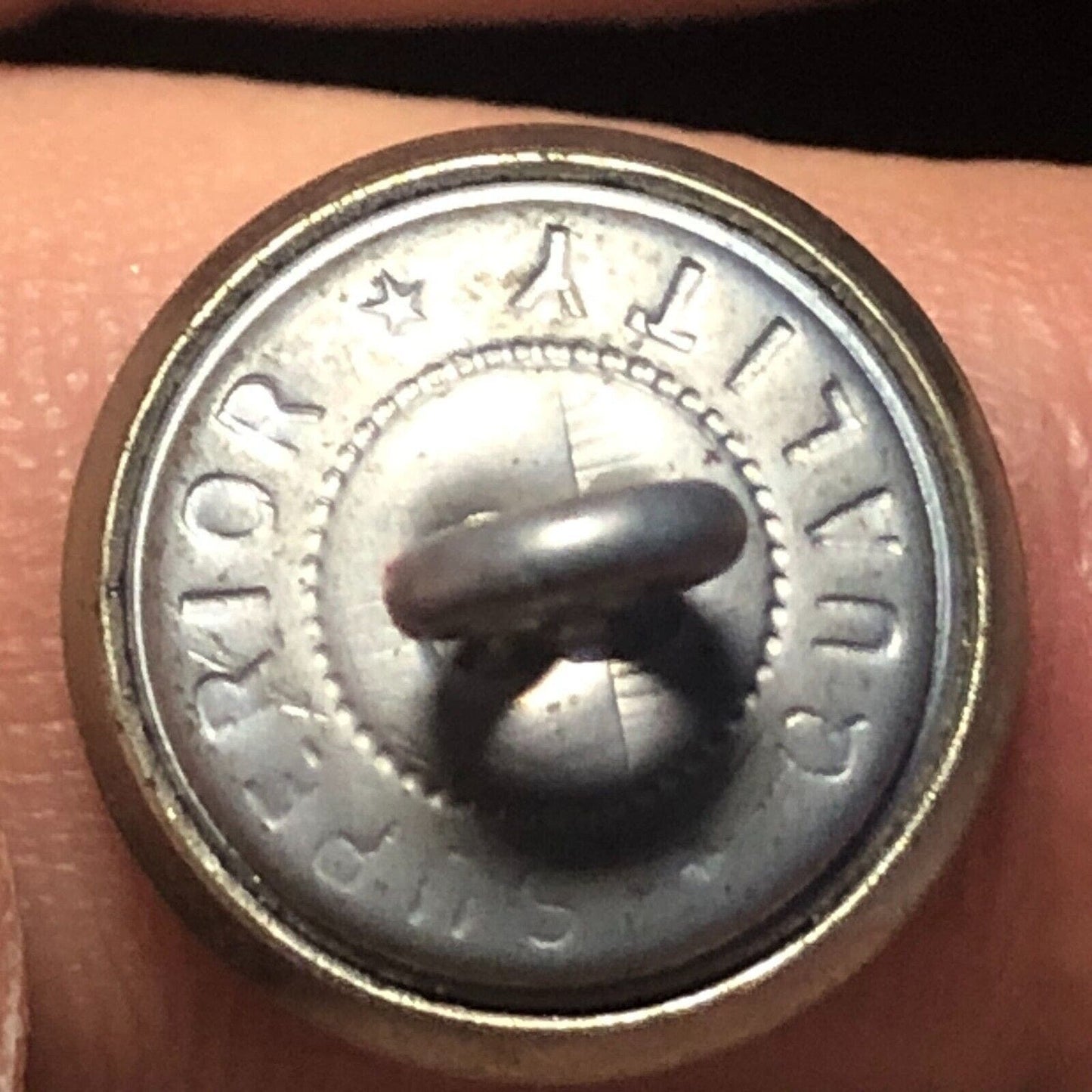 Seaboard Railroad Uniform Button Brasstone 1/2" Flat Superior Quality