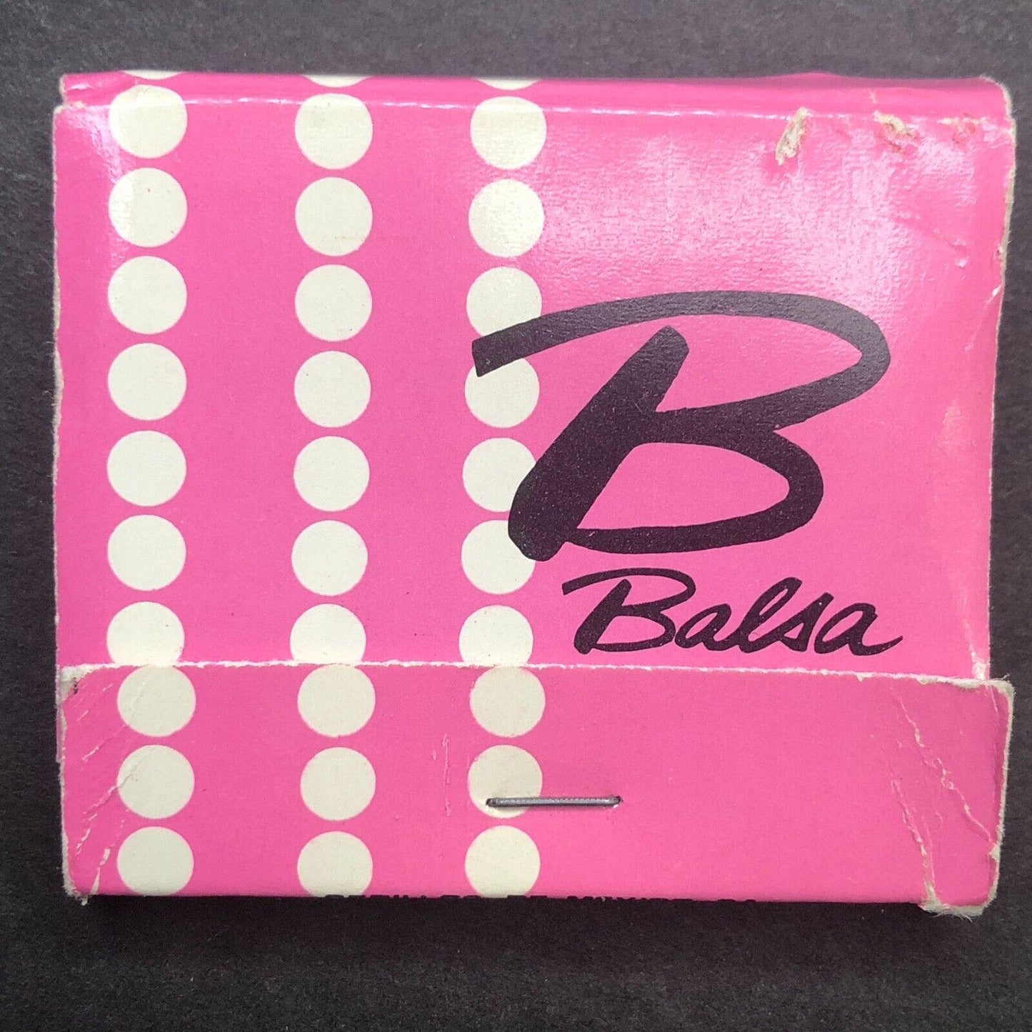 Balsa Hotels Mexico (Cesar Balsa / Hilton) Full Matchbook c1970's-80's Scarce
