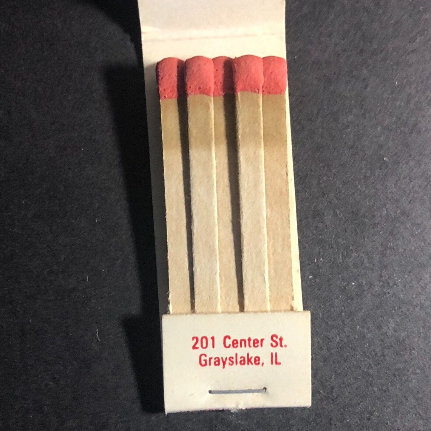 Grayslake, IL Village Ranch Estiatorion Restaurant Matchbook c1970's-80's VGC