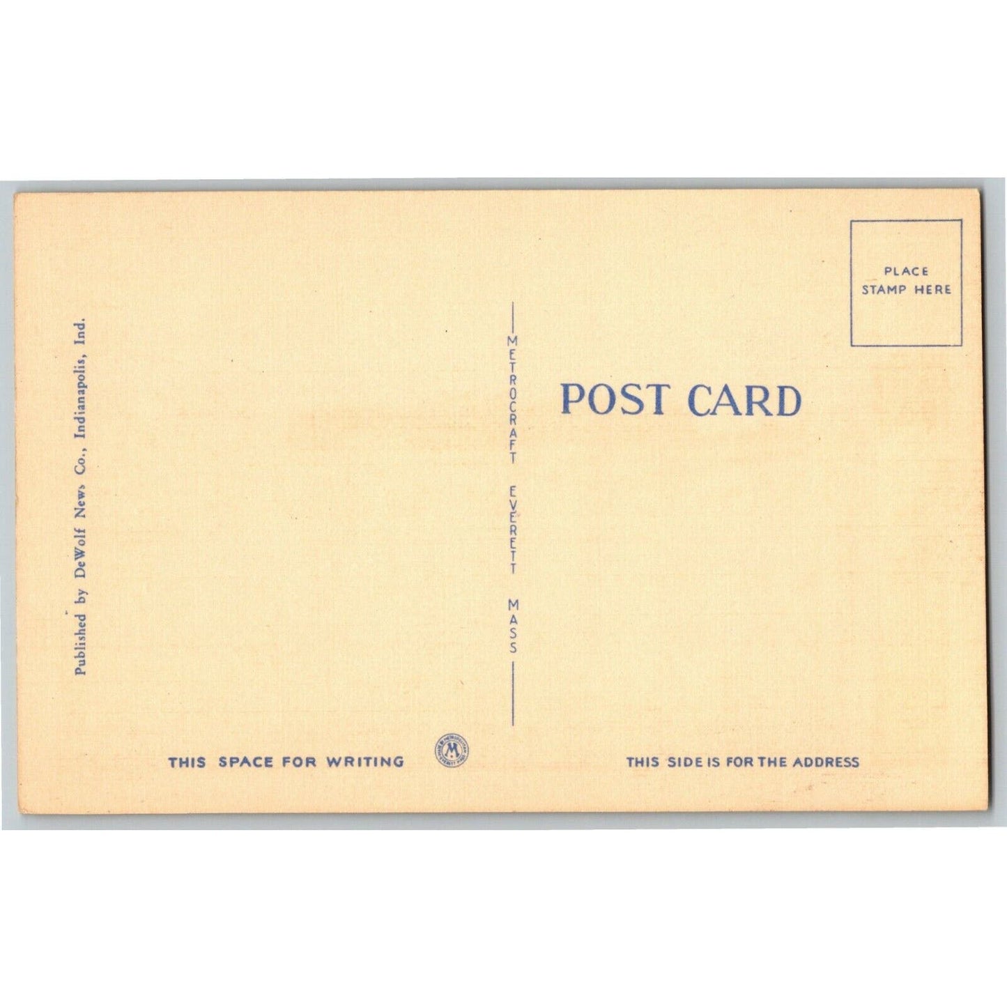 Indy 500 Linen Postcard 1938 Unposted VGC "The Greatest Automotive Race Course"