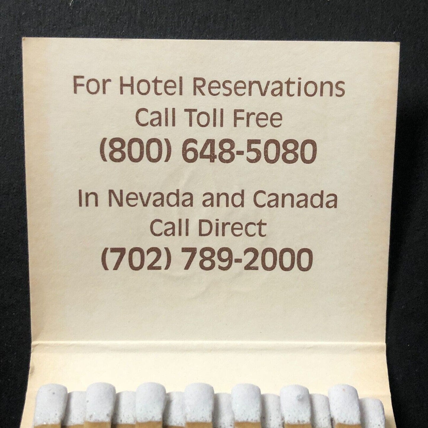 MGM Grand Hotel Reno Casino "Hello Hollywood Hello" Full Matchbook c1978-79 VGC