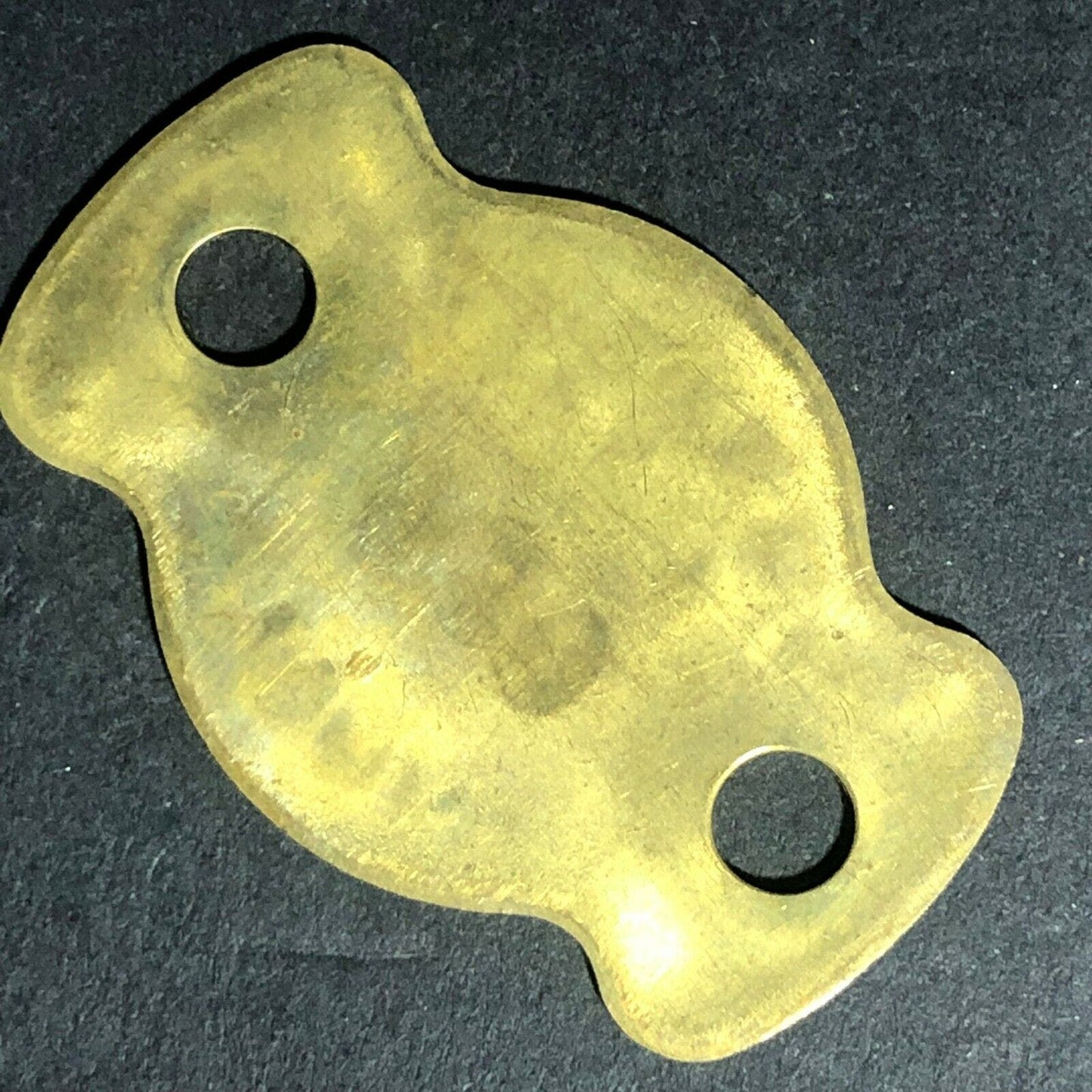 Brass "826" Tag 1960 York County, PA 24mm x 36mm