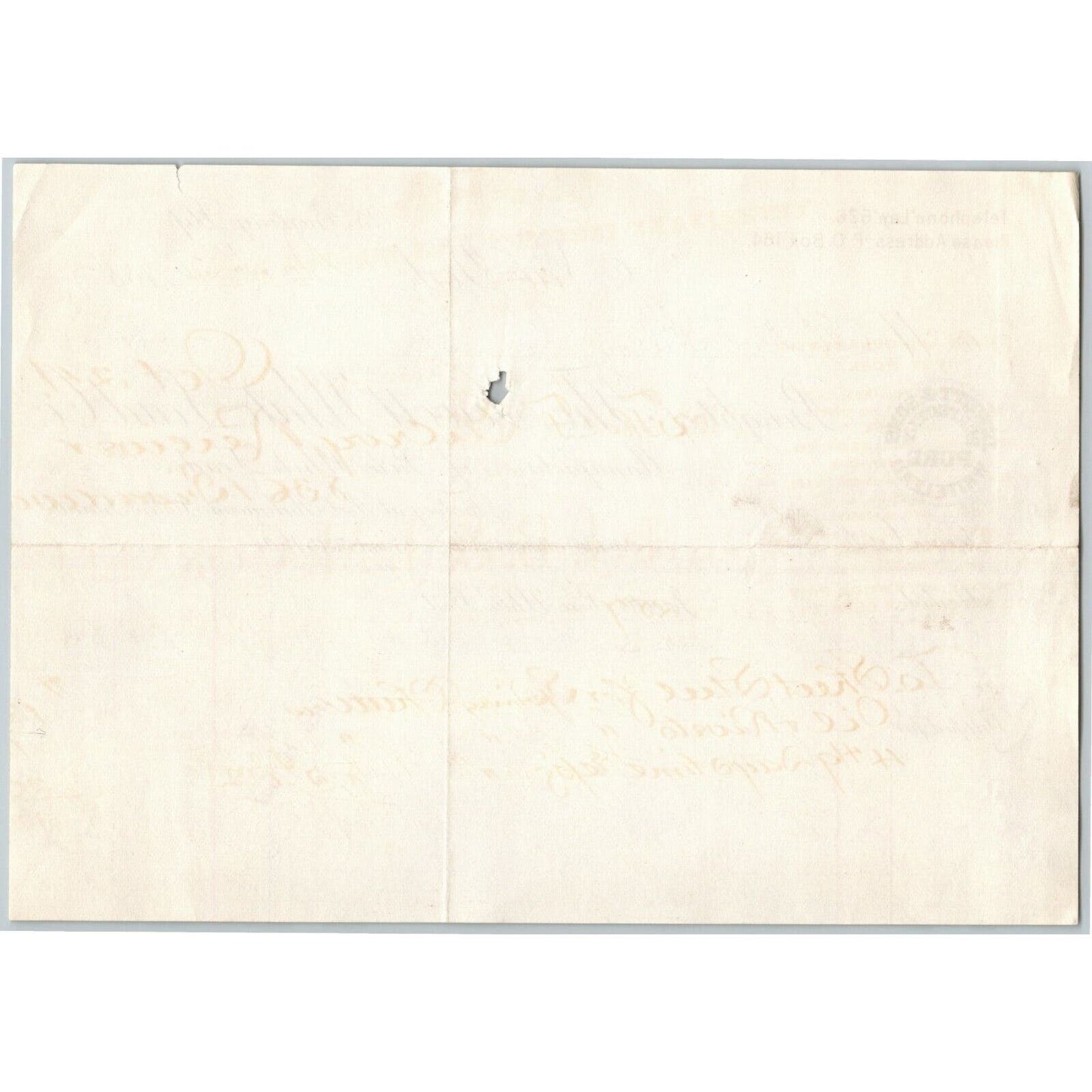 1887 "The Jewett White Lead Co." Billhead Letterhead Staten Island, NY