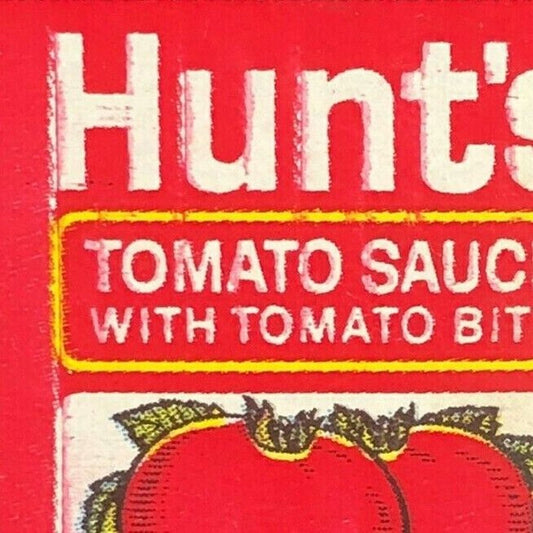 1970's-80's Full Matchbook - Hunt's Tomato Sauce "With Tomato Bits"