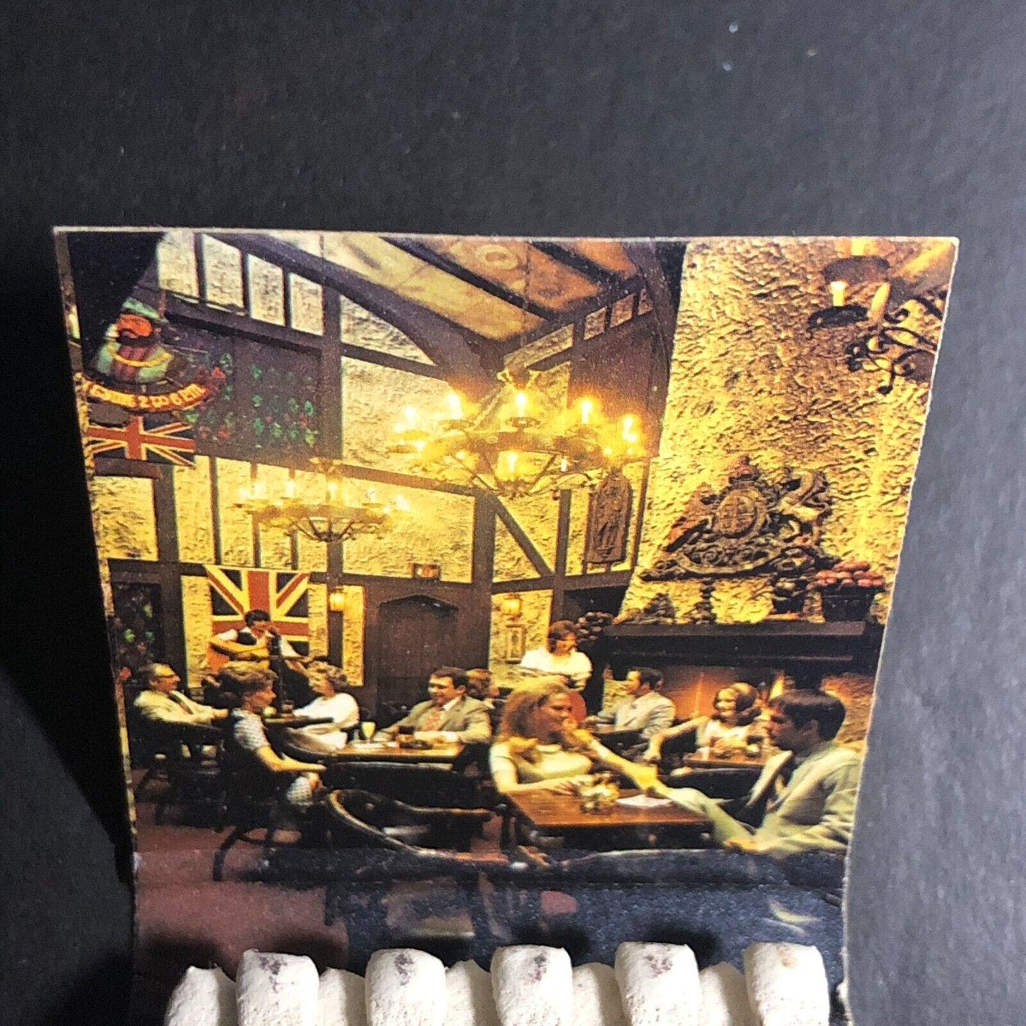 Steak and Ale / Jolly Ox Restaurants Full Matchbook c1974-84