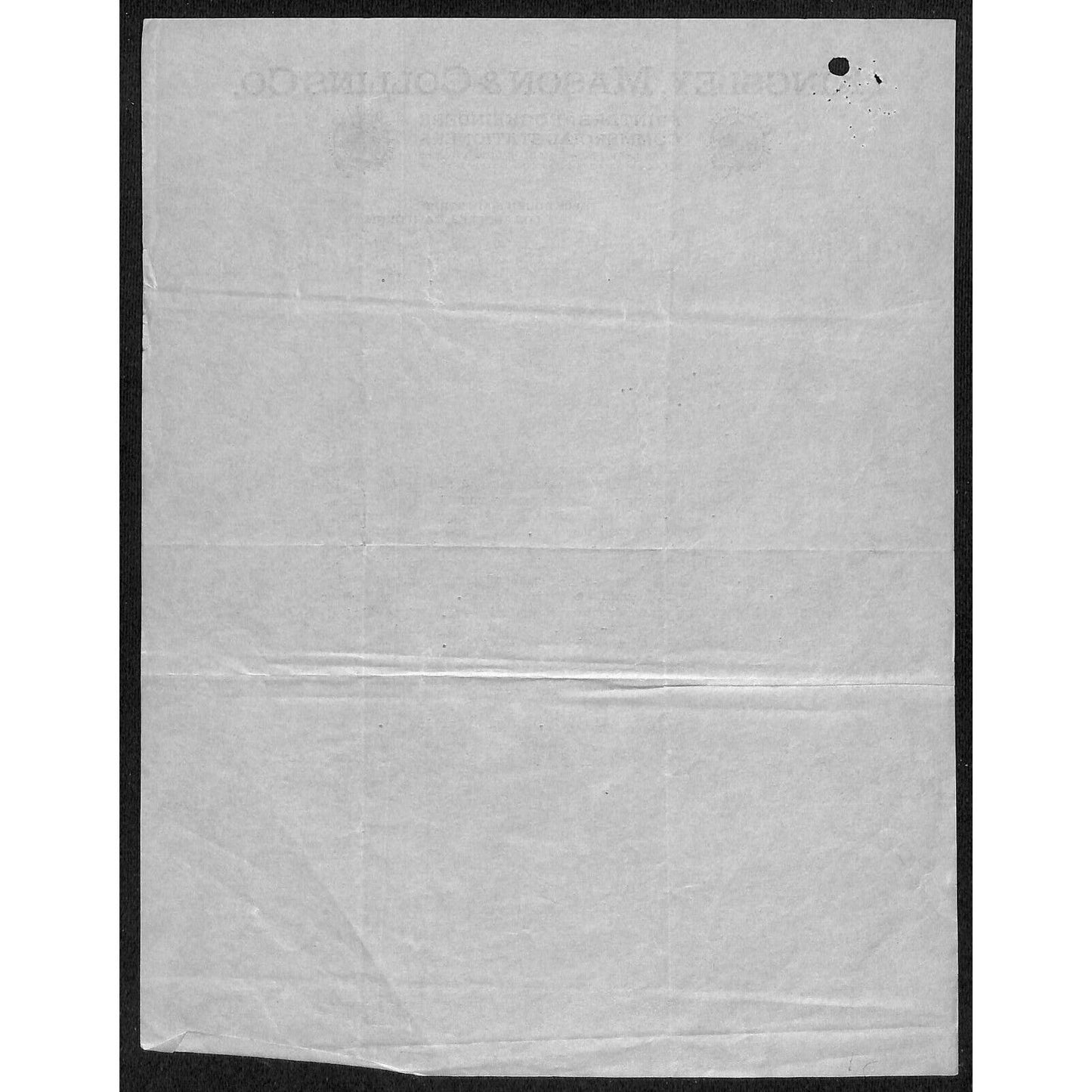 Kingsley, Mason & Collins Co. - Printers Bookbinders Los Angeles 1916 Letterhead