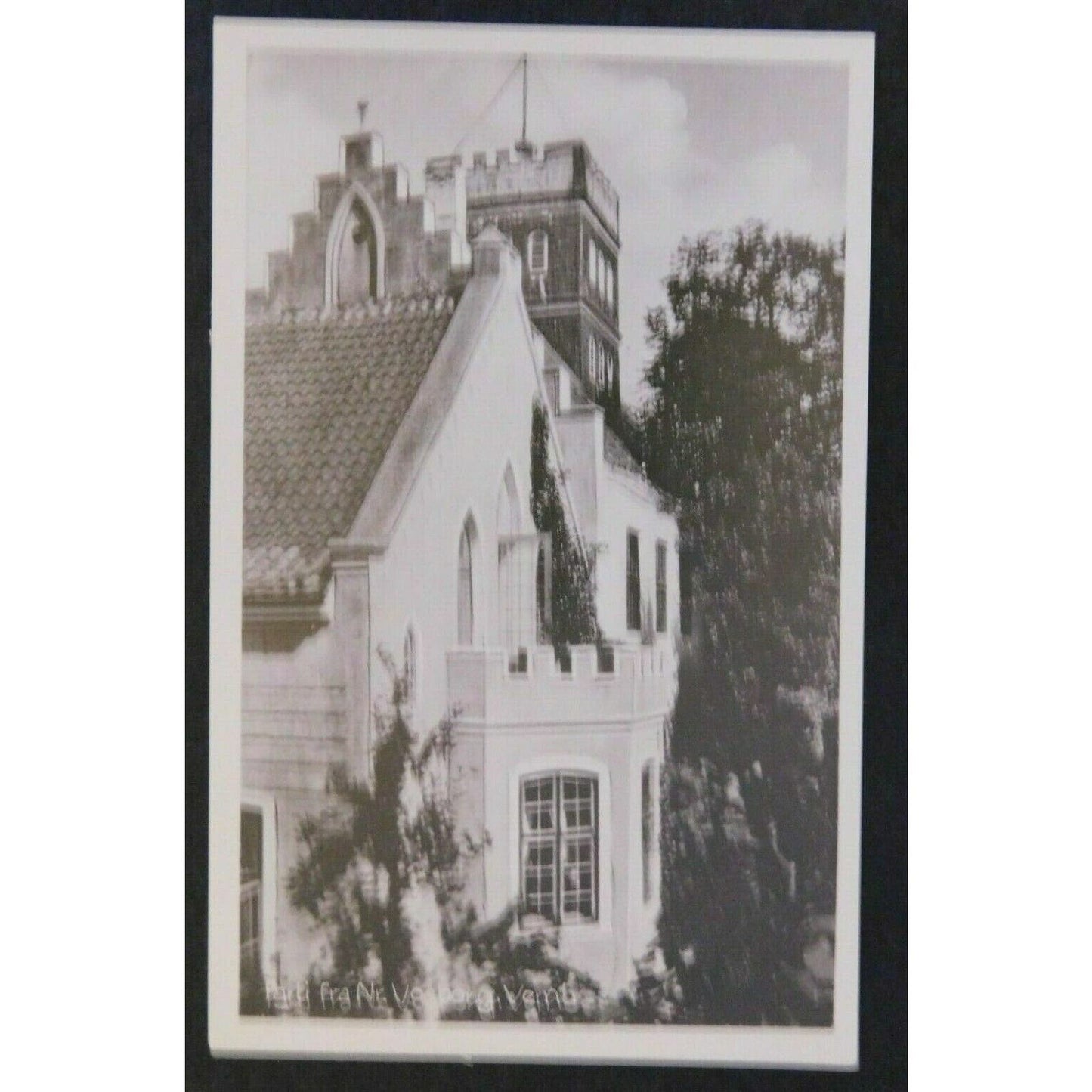 2 Vintage Postcards "Parti fra Nr. Vosborg. Vemb" "Parti fra Mr. Vosborg. Vemb"