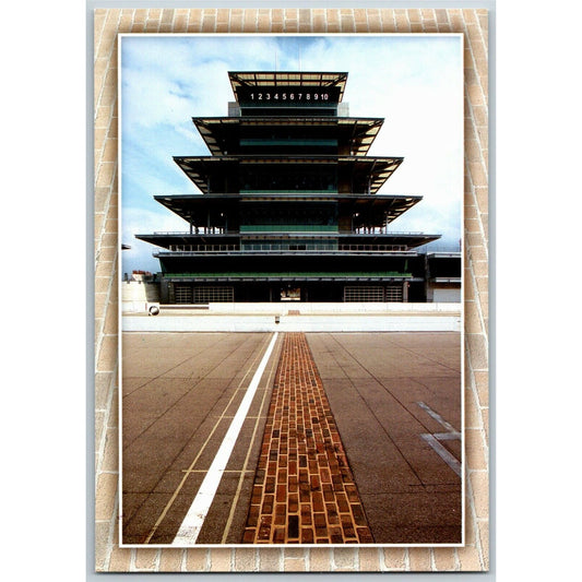 c2005 Indy 500 - Pagoda Up Close - Motor Speedway NOS 4" x 5 3/4" Postcard