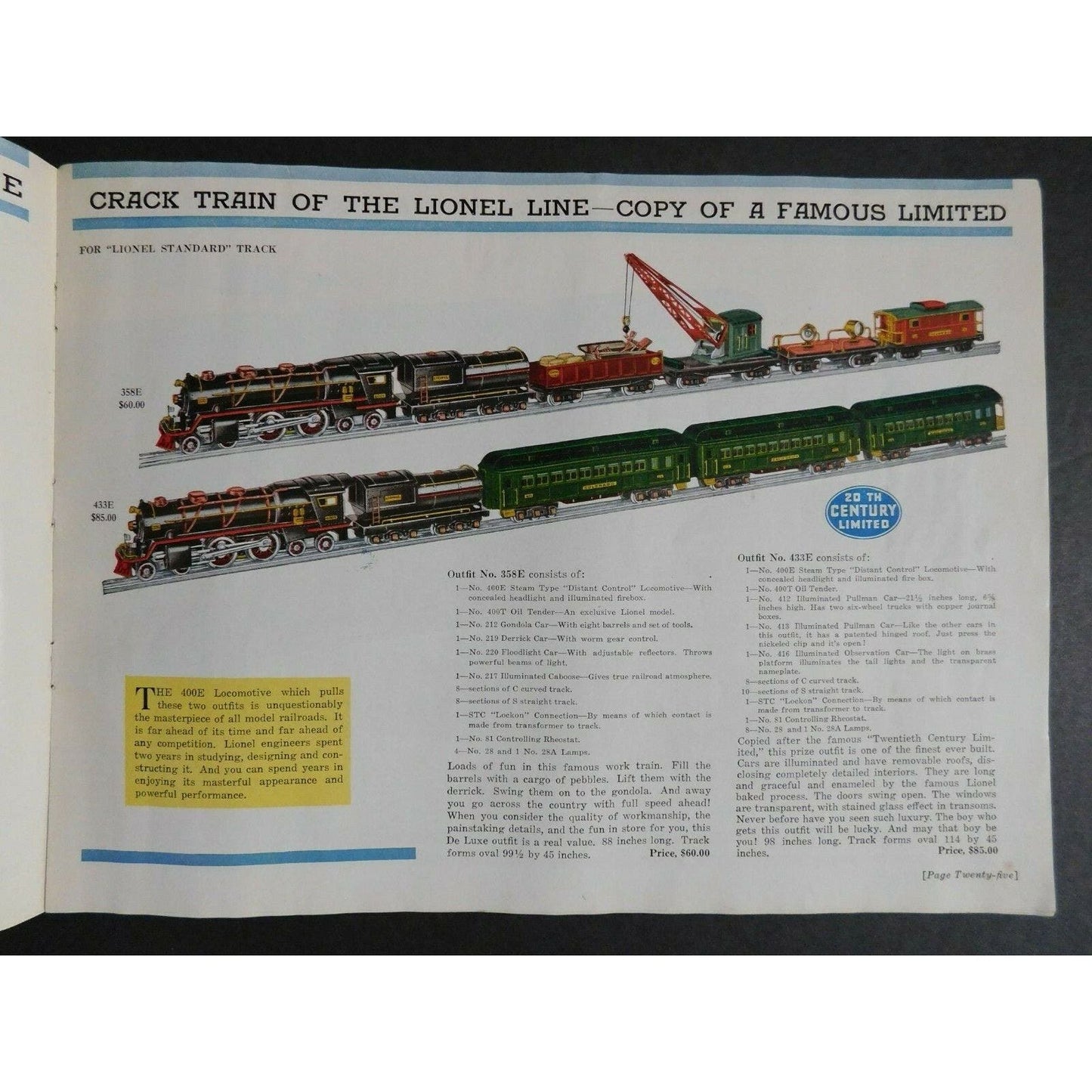 Scarce Original 1932 Lionel Electric Trains Catalog 50 pg. VGC Gary Nelson Coll.