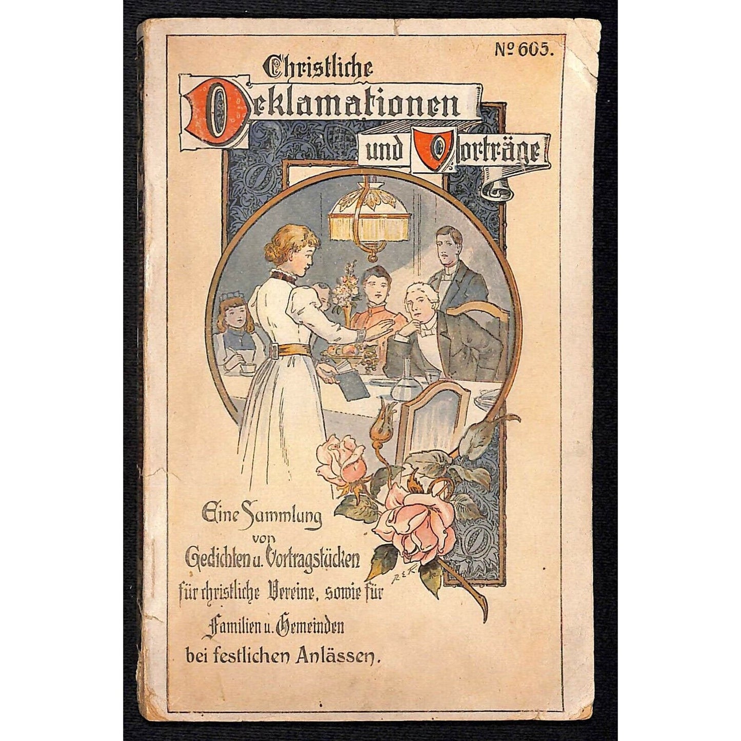 c1910's-20's ? German Booklet "Declamations & Lectures" 96pp.