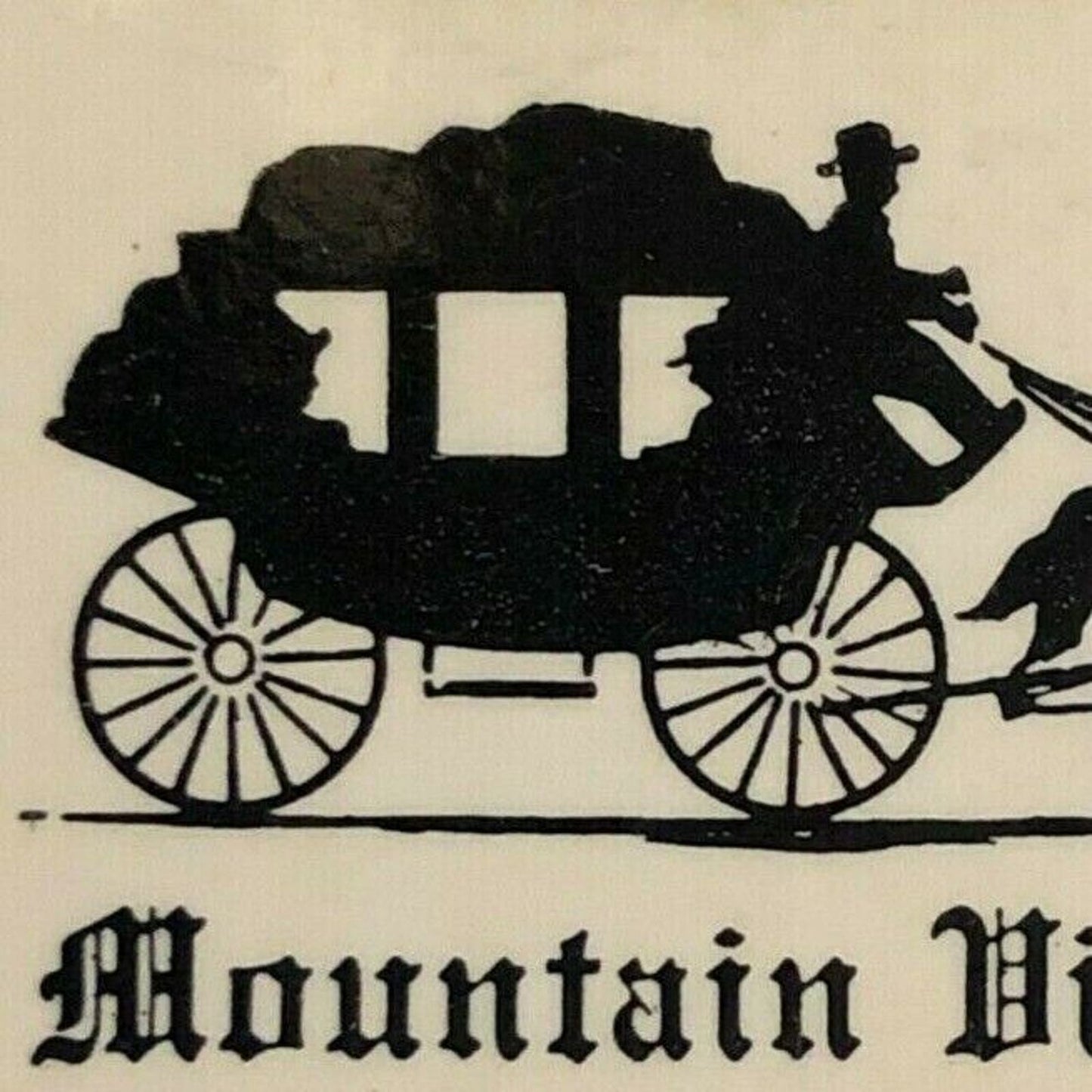 c1970's-80's Wooden Matchbox Matchbook "Mountain View Inn" Greensburg, PA