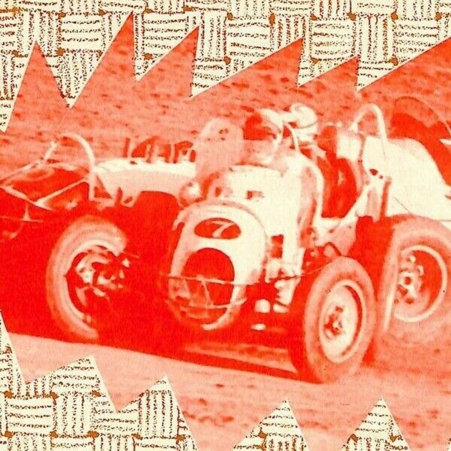 Scarce 8/5 1964 Big Car Auto CRA Racing Program Ascot Park Gardena 12pp.