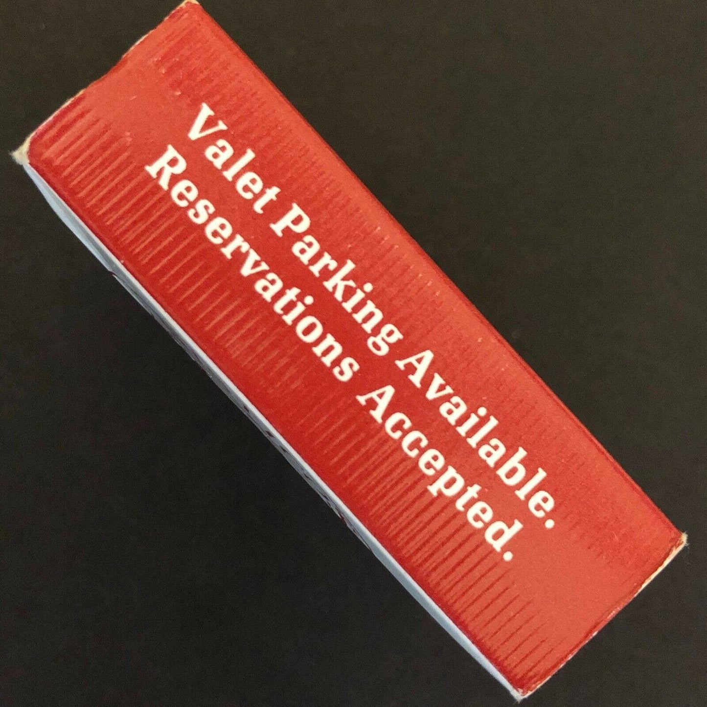c1980-90 's Vintage Wooden Matchbox Matchbook "Nistico's Red Barn" Westport, CT
