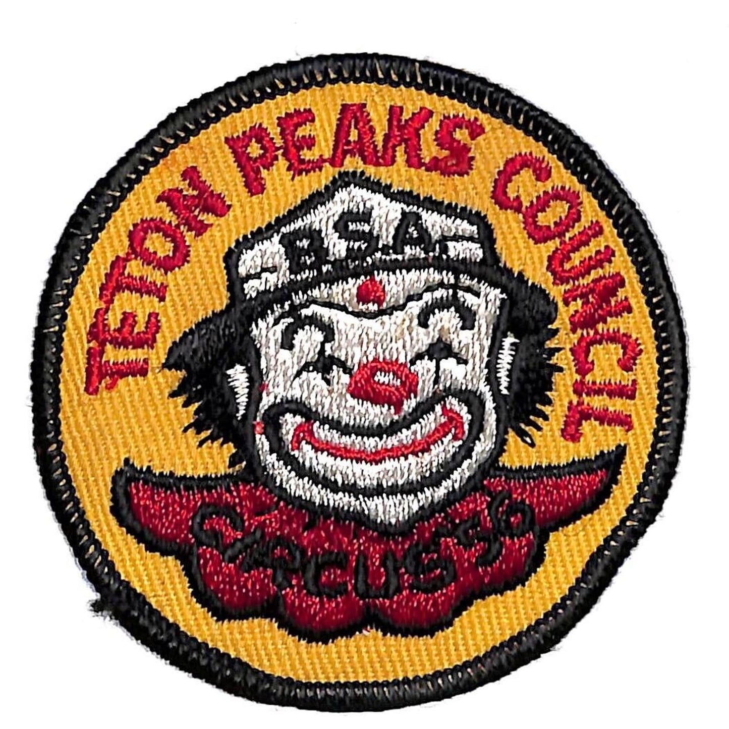 BSA Patch Teton Peaks Council Circus 1956 Clown VGC Scarce