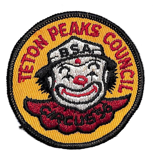 BSA Patch Teton Peaks Council Circus 1956 Clown VGC Scarce