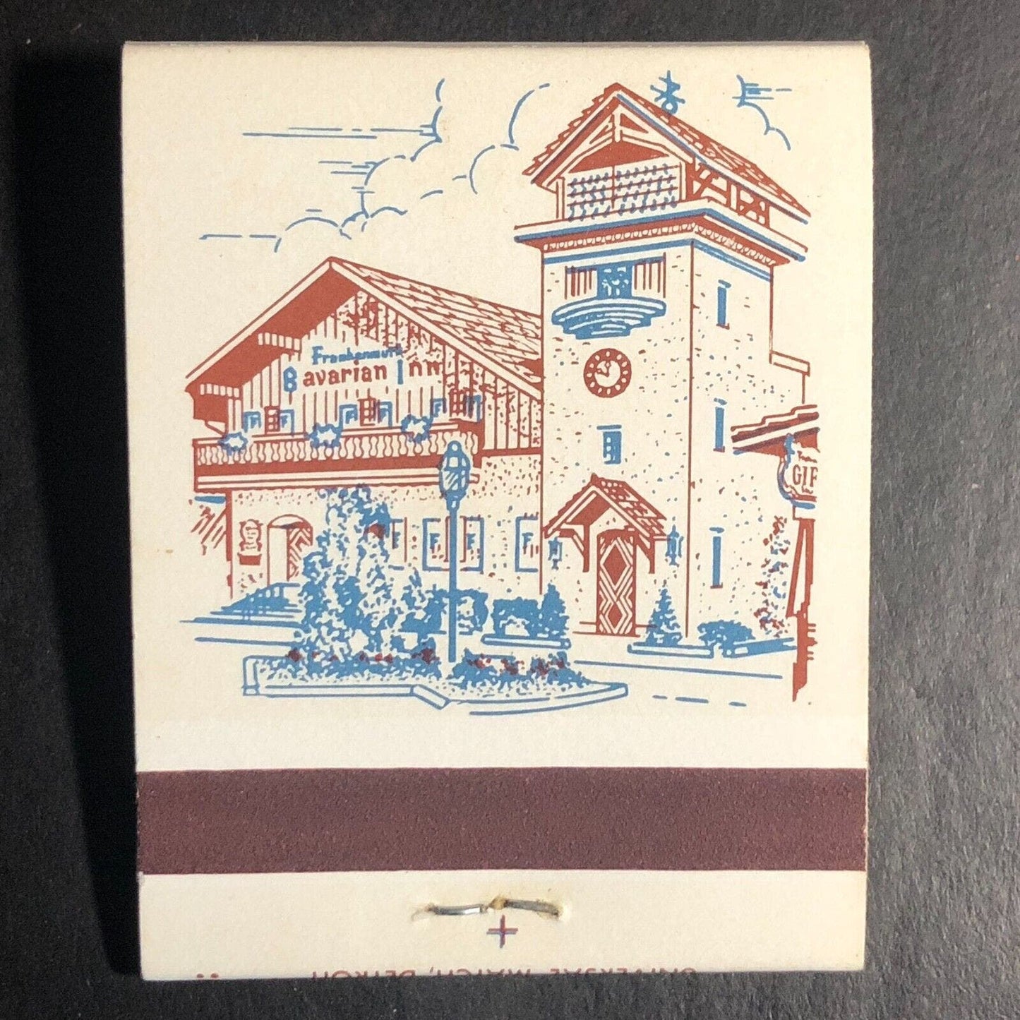 Frankenmuth Bavarian Inn Michigan Full Matchbook c1974-84 VGC