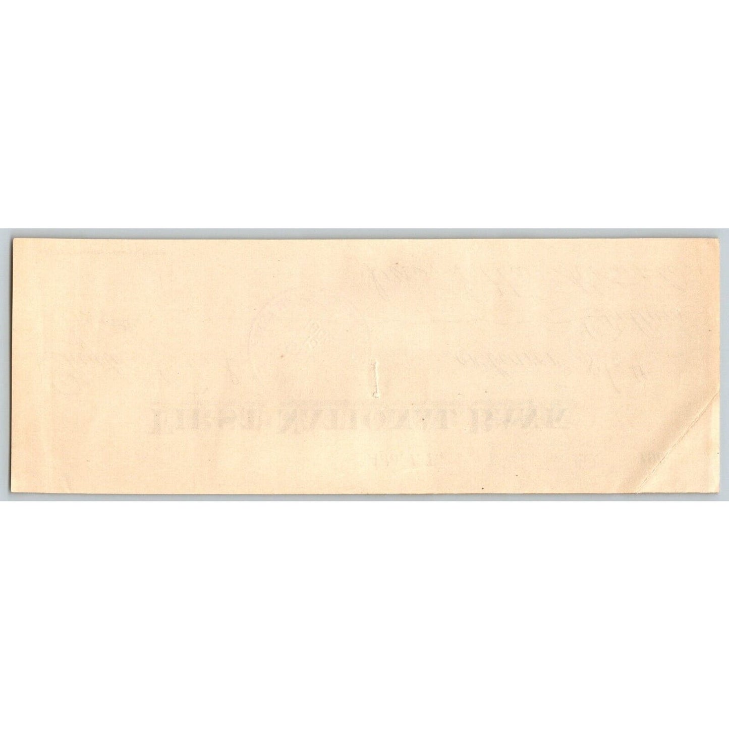 Ada, Oklahoma 1902 Indian Territory First National Bank Check - Scarce
