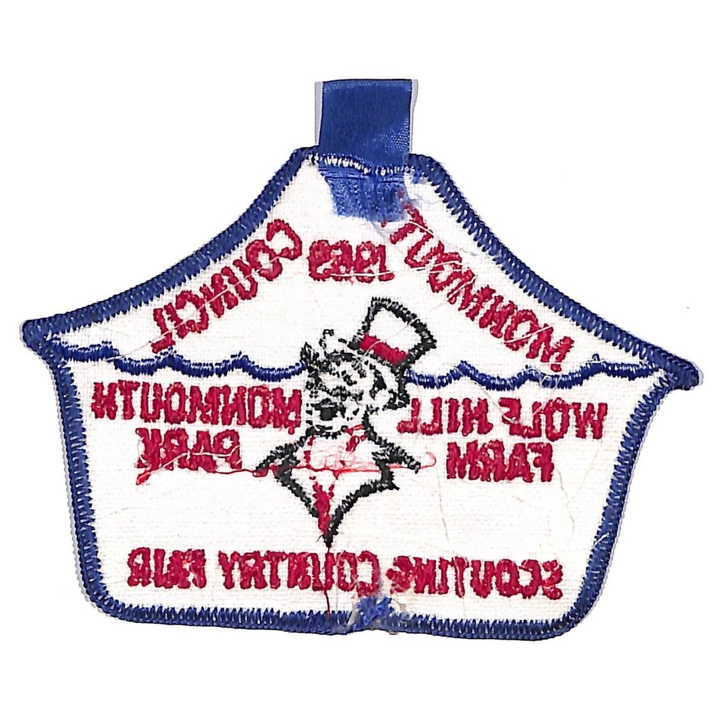 BSA Patch Monmouth Council 1969 Wolf Hill Farm Scouting Country Fair VGC