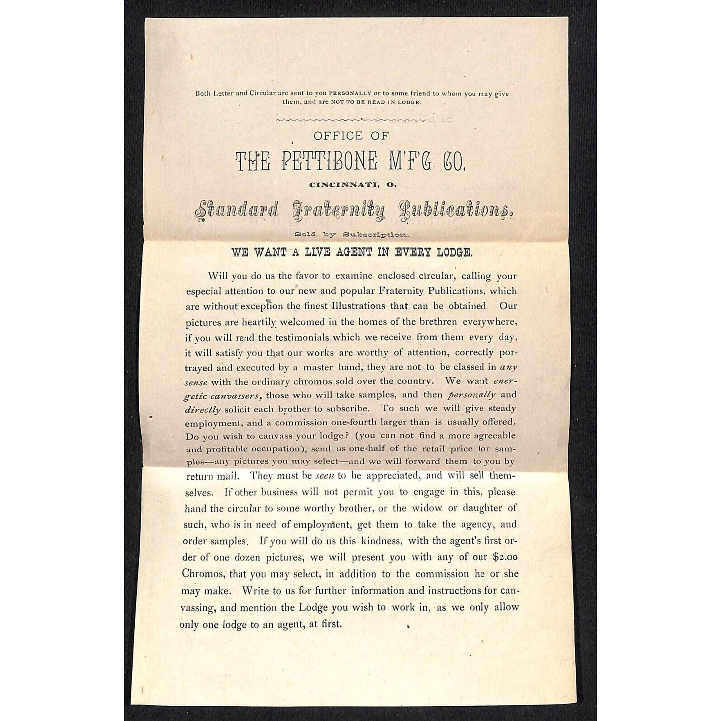 Newburgh, ME Amos W. Knowlton* c1882 Pettibone M'f'g. Masonic Publications Group