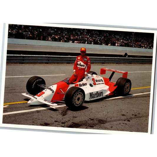c1991 Indy 500 - Rick Mears - Motor Speedway NOS 4" x 5 3/4" Postcard