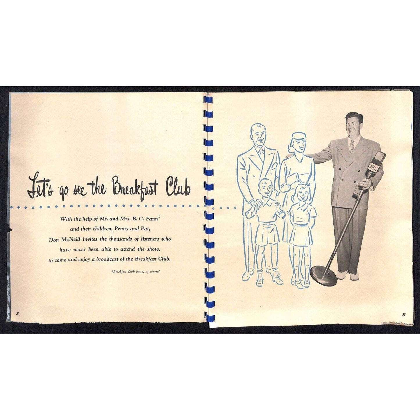 Don McNeil Breakfast Club 1947 Yearbook (Morning Variety Radio Show)