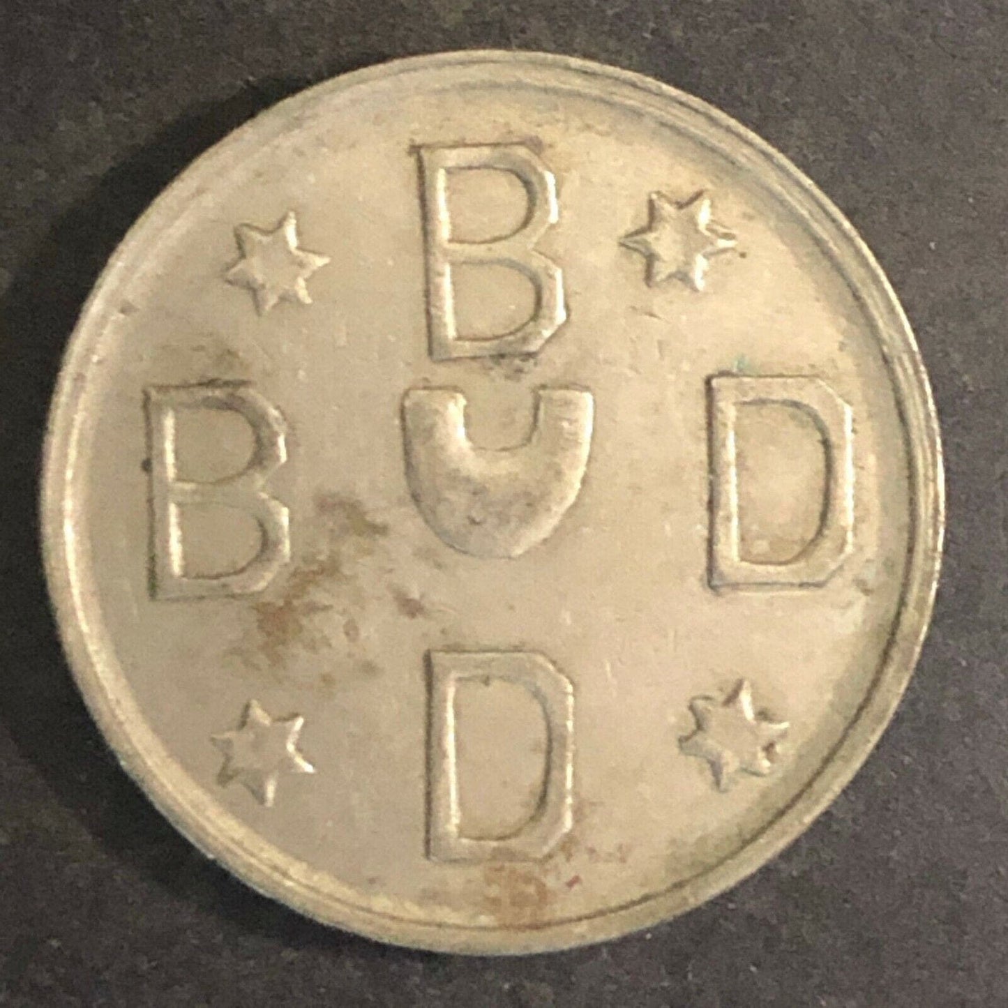 Vintage 21mm Brass "Bud Token