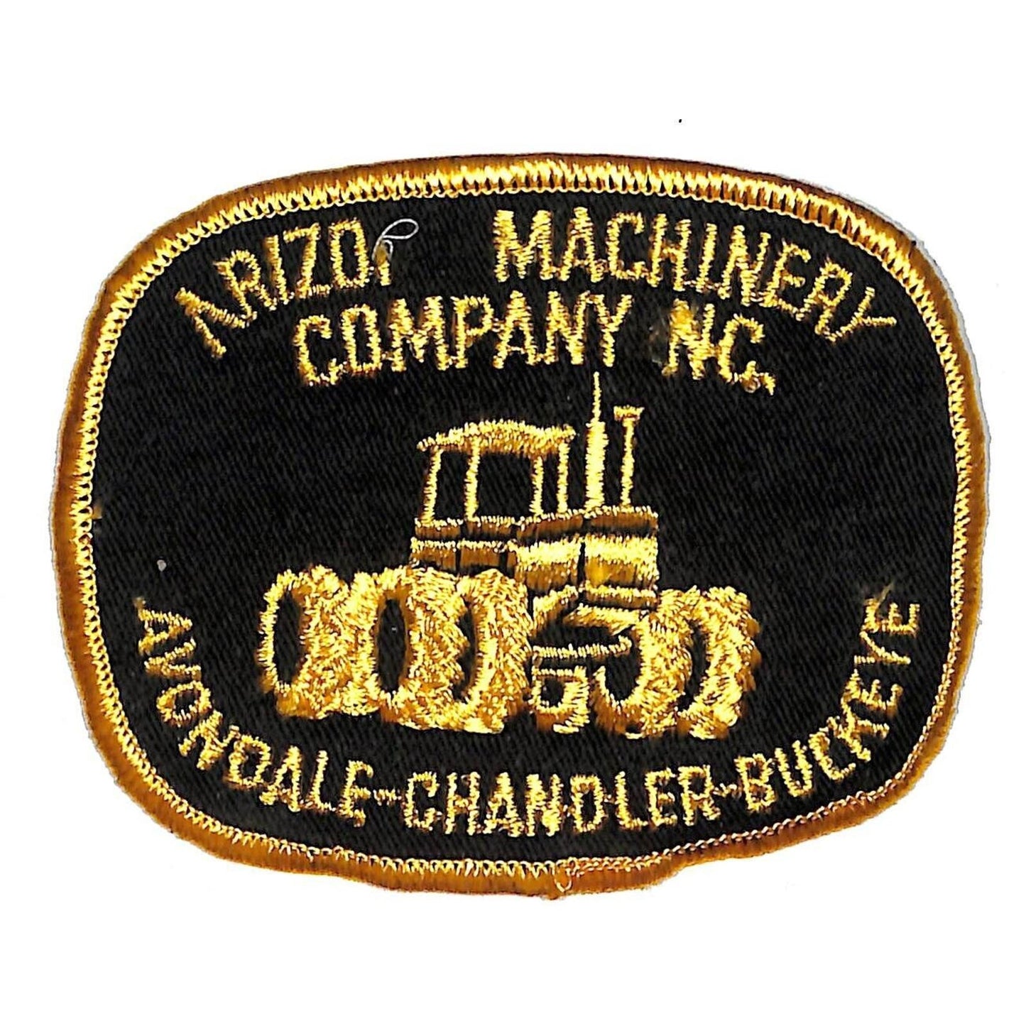 Arizona Machinery Co. Avondale Chandler Vtg Embroidered Patch 3 3/4" NOS