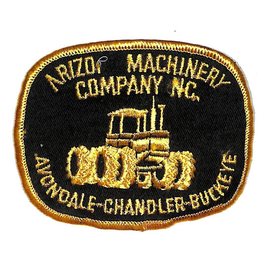 Arizona Machinery Co. Avondale Chandler Vtg Embroidered Patch 3 3/4" NOS